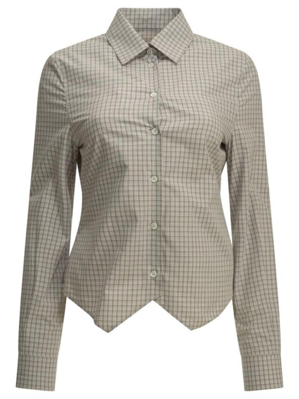 Maison Margiela Pointed Hem Casual Shirt Tag Size 40 Women